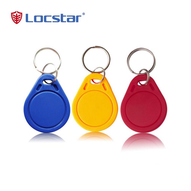 „Locstar Small MOQ“ Priimti pritaikymą RFID rakto pakabukas 13,56 MHz F08 žetonų raktų žymos Plastikinis raktų pakabukas, skirtas prieigos kontrolės sistemai